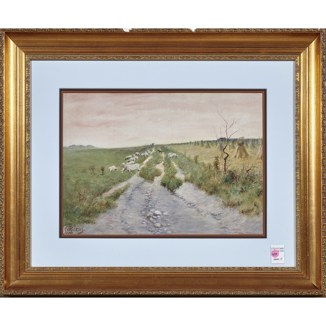 WATERCOLOR, STANLEY LOUIS RUBENS