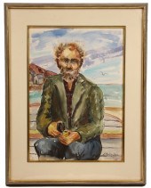 WATERCOLOR - 'The Hermit of Ma