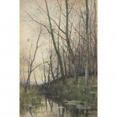 WATERCOLOR, THEOPHILE DE BOCK