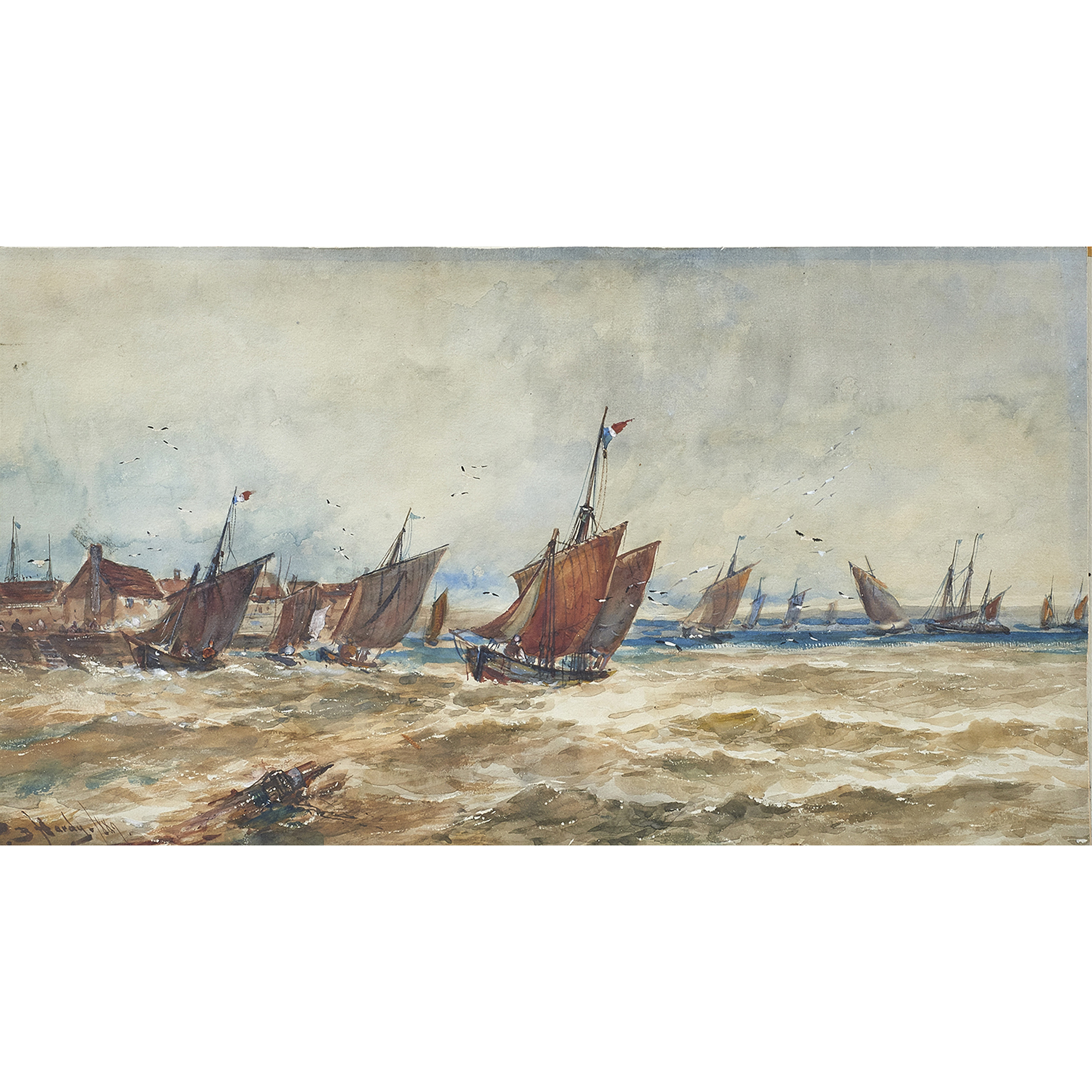WATERCOLOR, THOMAS BUSH HARDY