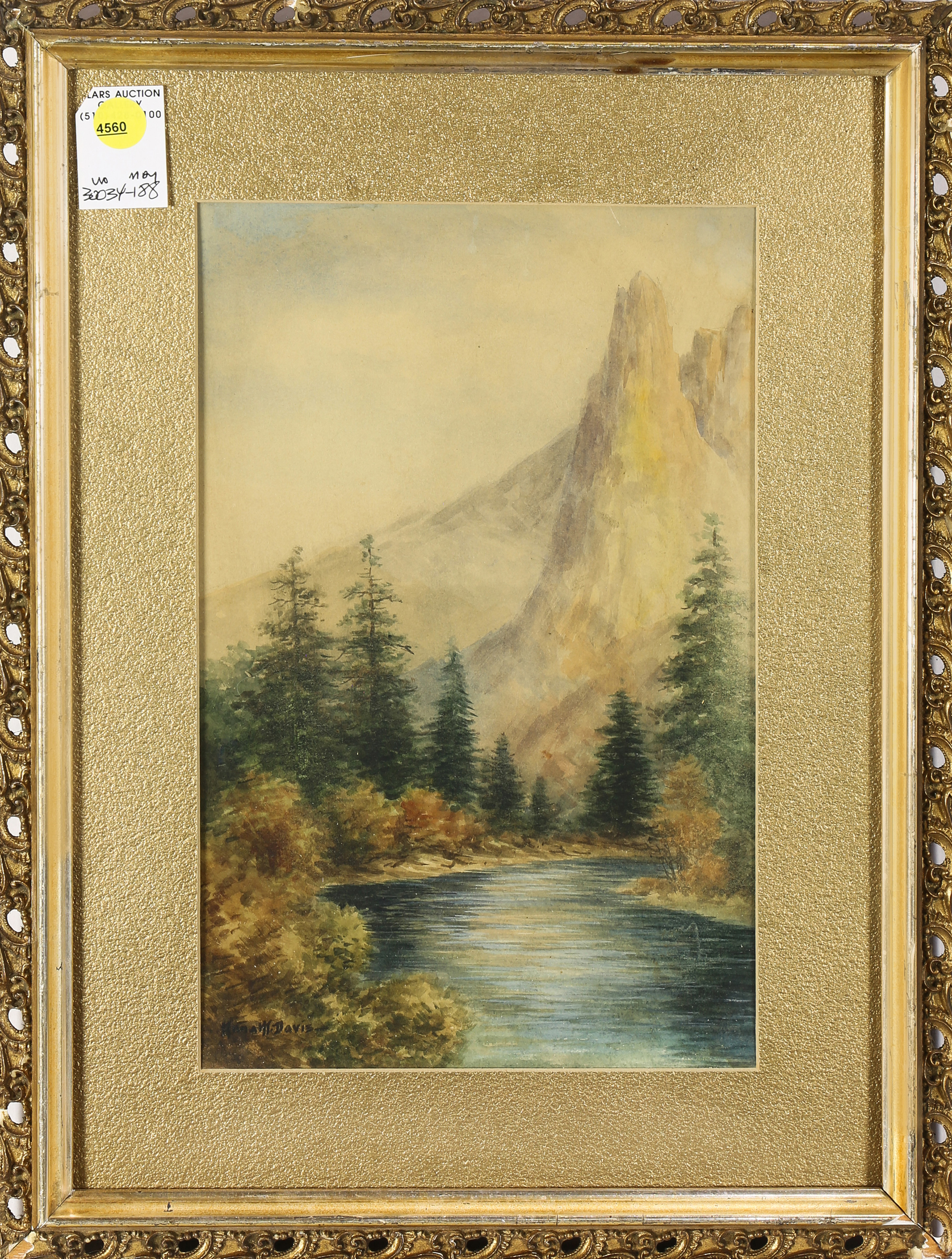 WATERCOLOR, TRINITY ALPS Anna M