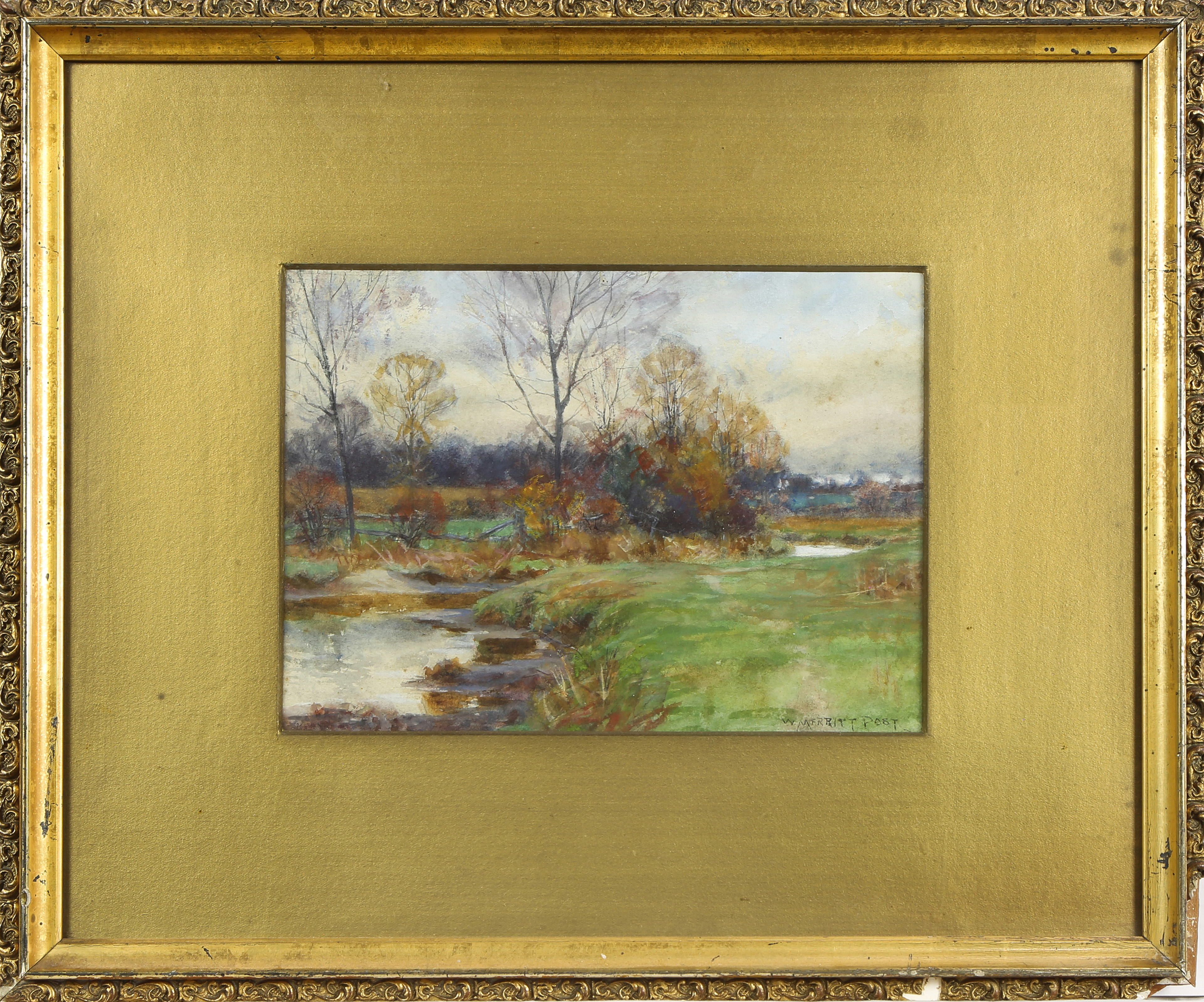 WATERCOLOR, WILLIAM MERRITT POST