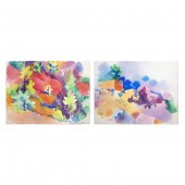 WATERCOLORS, EARLE LORAN (lot