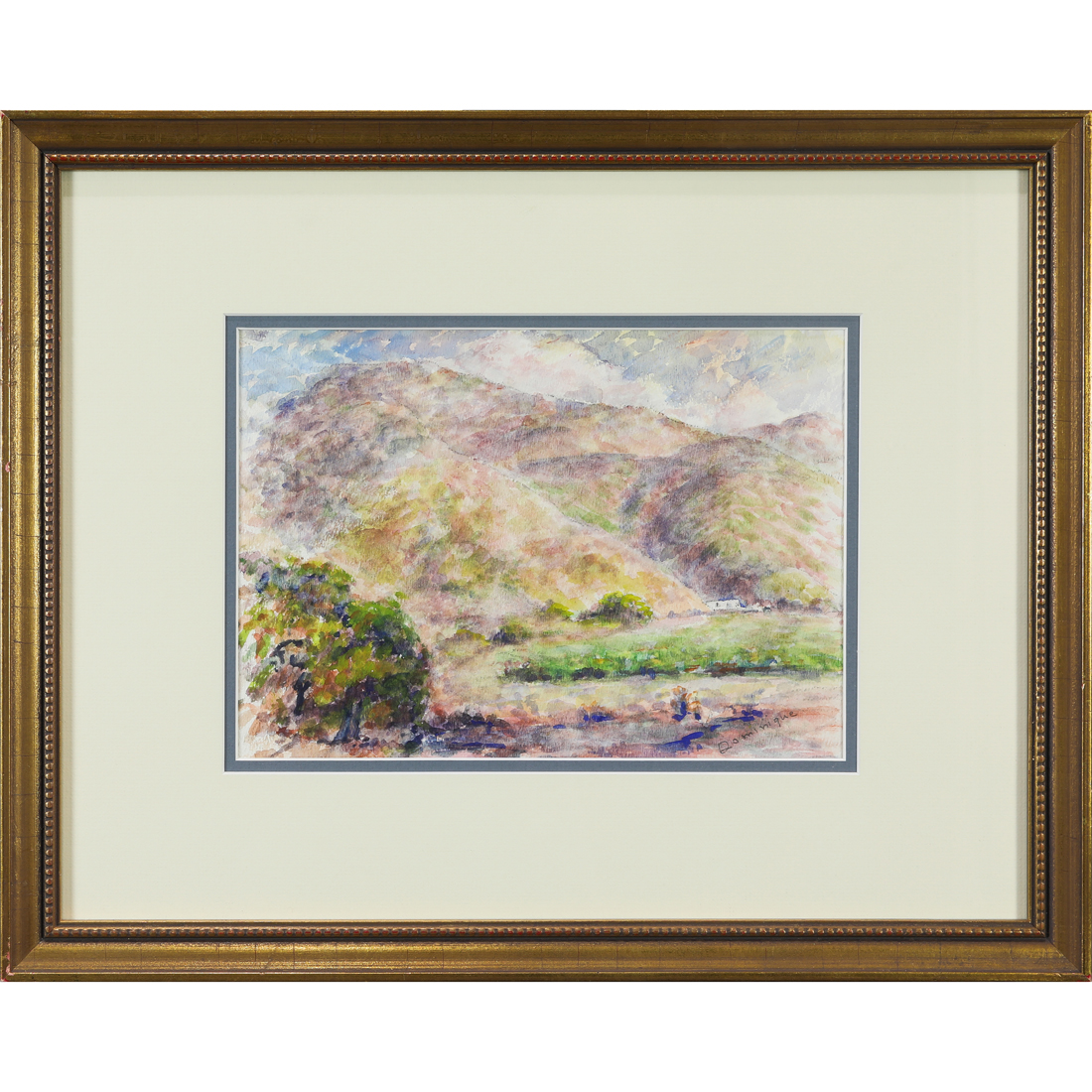 WATERCOLORS, JOHN DOMINIQUE (lot of