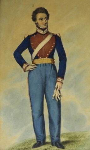 WATERCOLOUR, MILITARIA, 19TH
