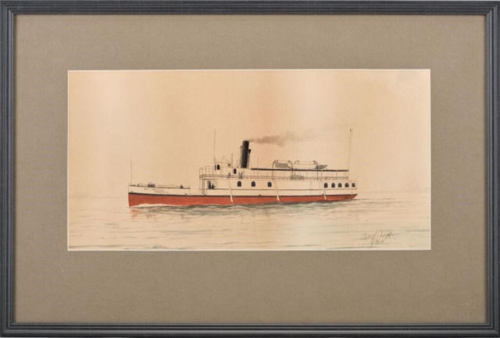 WATERCOLOUR OF THE "CITY OF