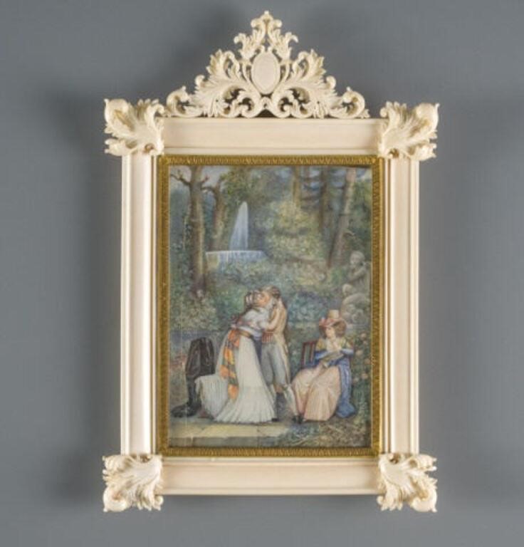 WATERCOLOUR ON PANEL, ROMANTIC