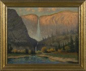 Waterfall Landscape by Frank G