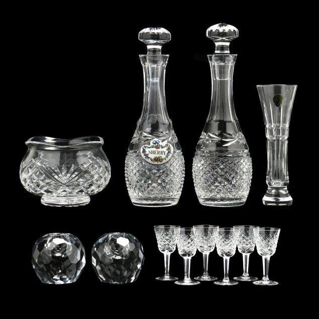 WATERFORD AND TIFFANY CRYSTAL