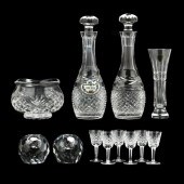 WATERFORD AND TIFFANY CRYSTAL