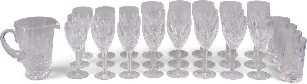 WATERFORD 'ARAGLIN' STEMWARE WITH A