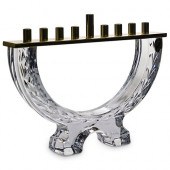 WATERFORD CRYSTAL AND BRASS ME