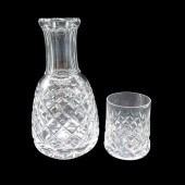 WATERFORD CRYSTAL CARAFE & TUM