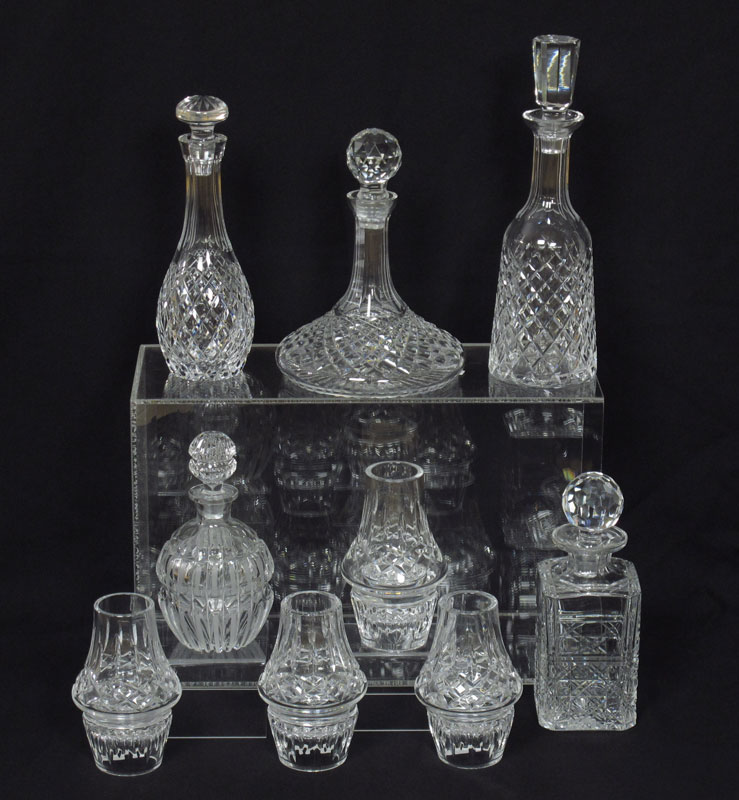 WATERFORD CRYSTAL DECANTERS AND