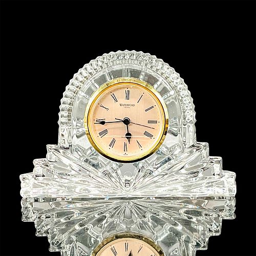 WATERFORD CRYSTAL DESK CLOCK,