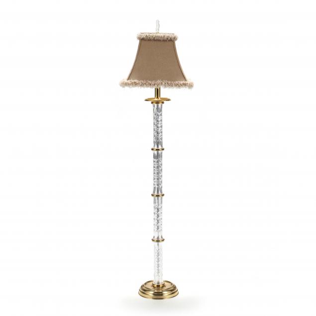 WATERFORD CRYSTAL FLOOR LAMP Late