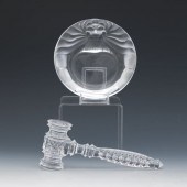WATERFORD CRYSTAL GAVEL AND LA