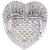 WATERFORD CRYSTAL GLASS HEART