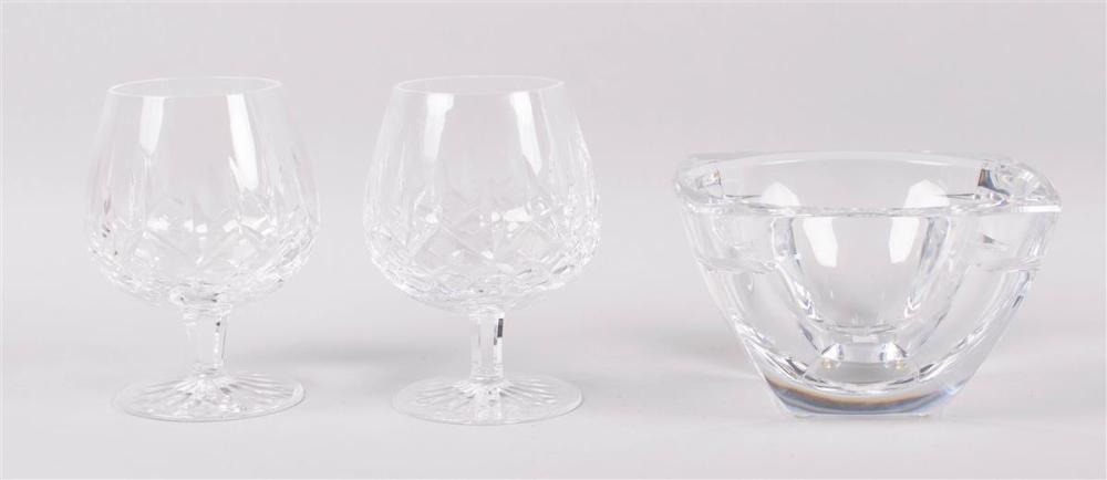 WATERFORD CRYSTAL PAIR OF 'LISMORE'