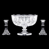 WATERFORD CRYSTAL PEDESTAL BOW