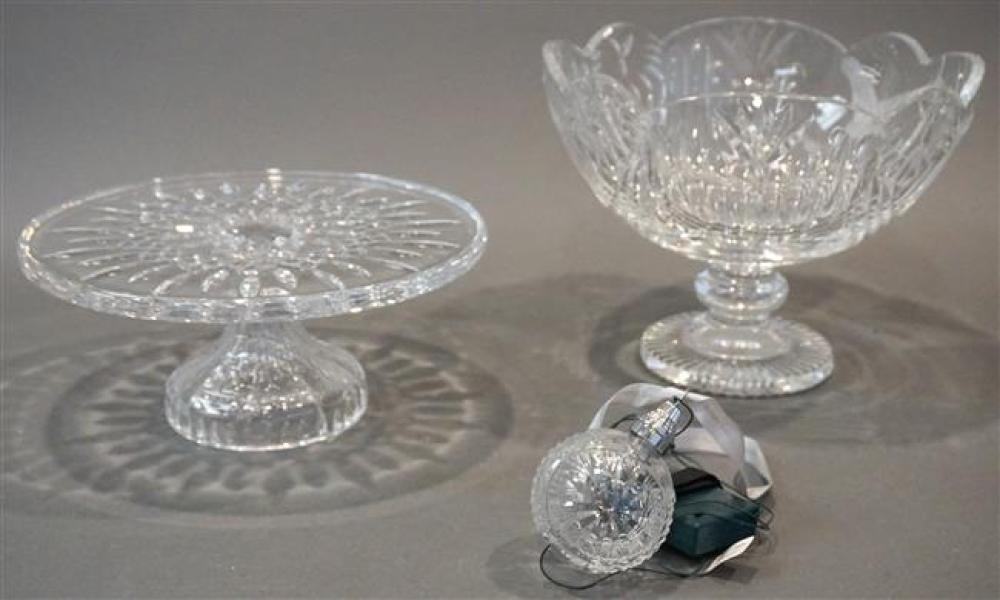 WATERFORD CRYSTAL PEDESTAL BOWL.
