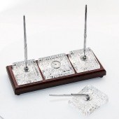 WATERFORD CRYSTAL PEN HOLDERS