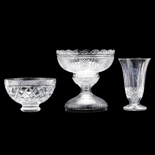 WATERFORD CRYSTAL PUNCH BOWL,