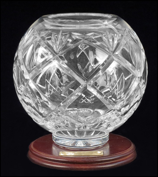 WATERFORD CRYSTAL ROSE BOWL.