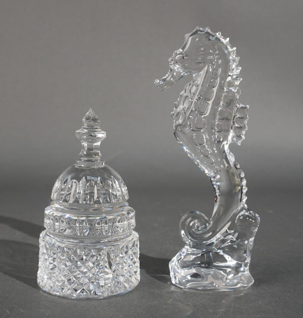 WATERFORD CRYSTAL SEAHORSE AND