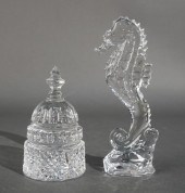 WATERFORD CRYSTAL SEAHORSE AND