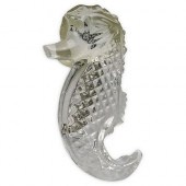 WATERFORD CRYSTAL SEAHORSE PIN