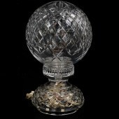 WATERFORD CRYSTAL SPHERE LAMPD