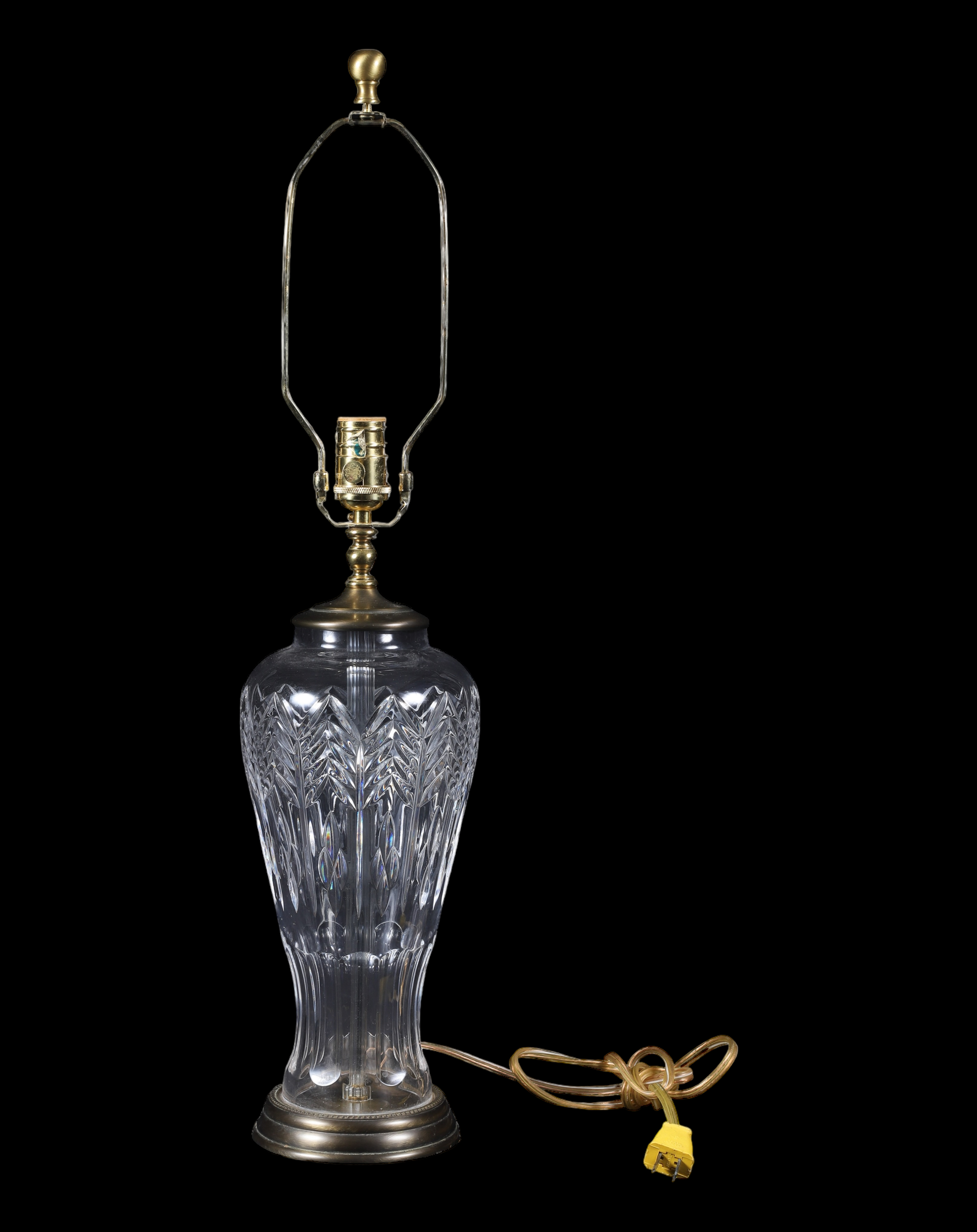 Waterford crystal table lamp,