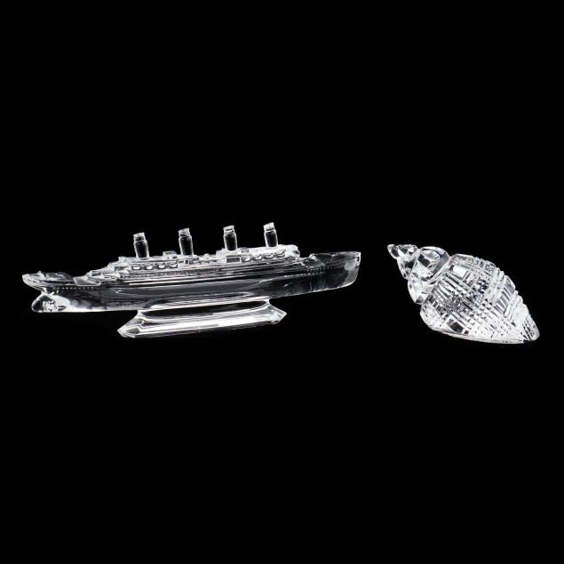 WATERFORD CRYSTAL TITANIC AND