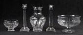 Waterford crystal vase, bowl,