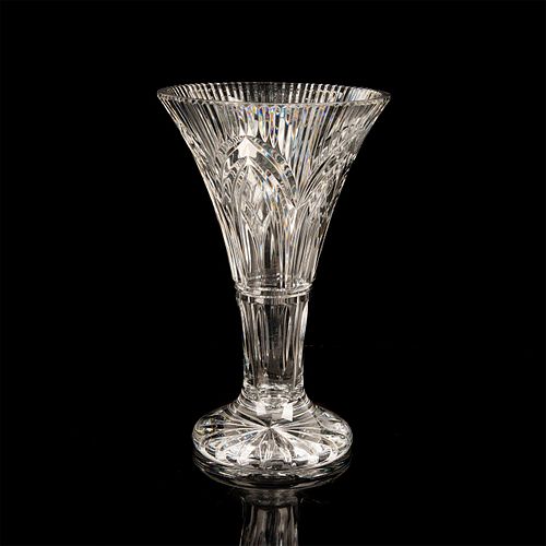 WATERFORD CRYSTAL VASE, ROCK OF