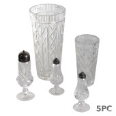 WATERFORD CRYSTAL VASE SALT PE