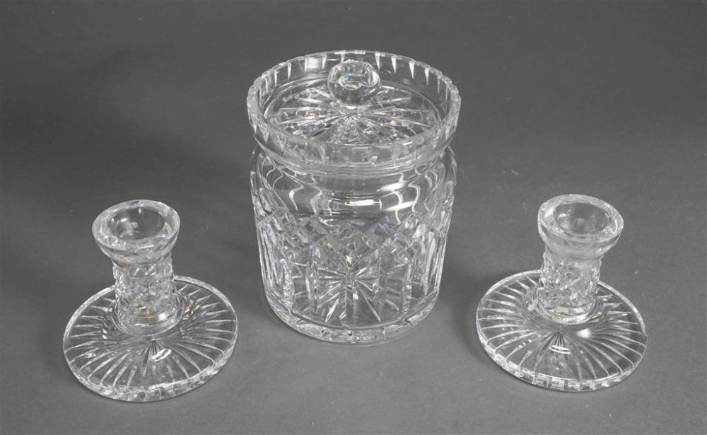 WATERFORD CUT CRYSTAL BISCUIT JAR