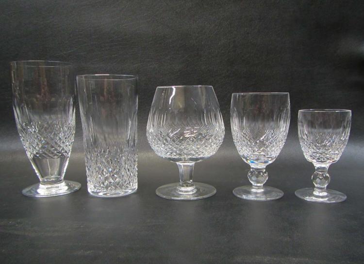 WATERFORD CUT CRYSTAL DRINKWARE