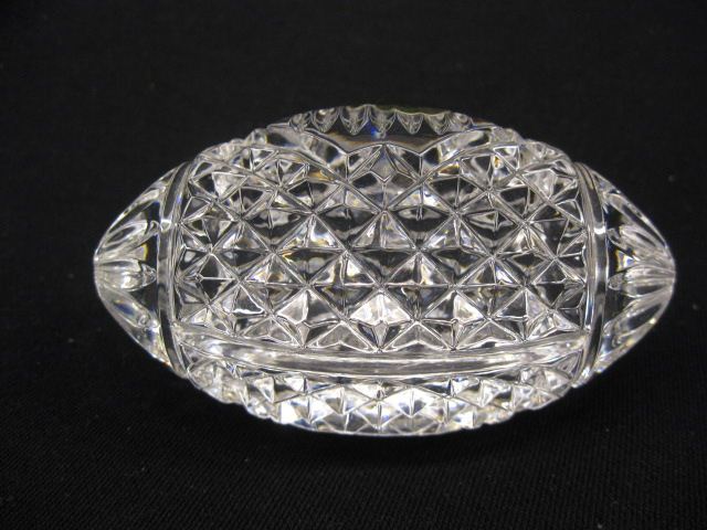 Waterford Cut Crystal Football