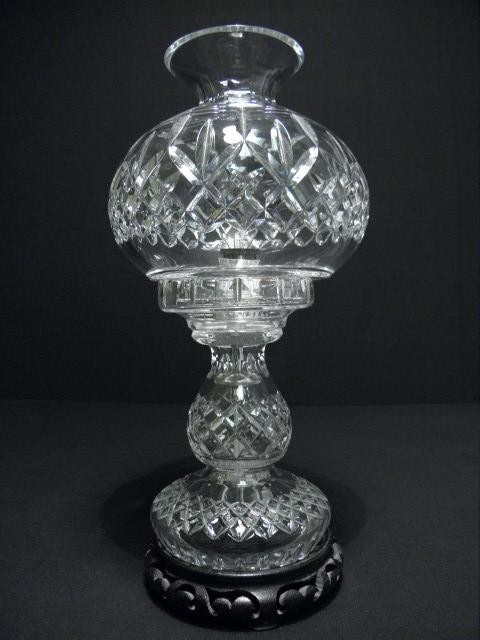Waterford cut crystal hurricane
