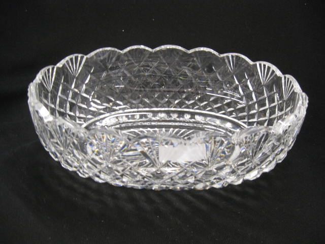 Waterford Cut Crystal Oval