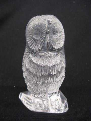 Waterford Cut Crystal Owl