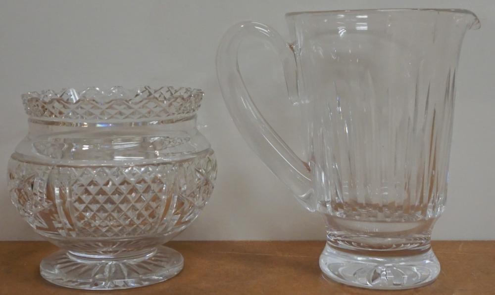 WATERFORD CUT CRYSTAL PITCHER, WEBB
