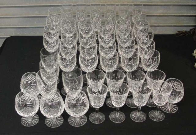 Waterford Cut Crystal Stemware.