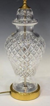 WATERFORD CUT CRYSTAL TABLE LA