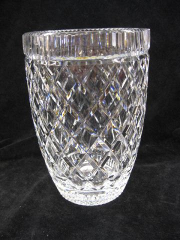 Waterford Cut Crystal Vase signed