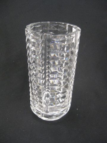 Waterford Cut Crystal Vase step cut