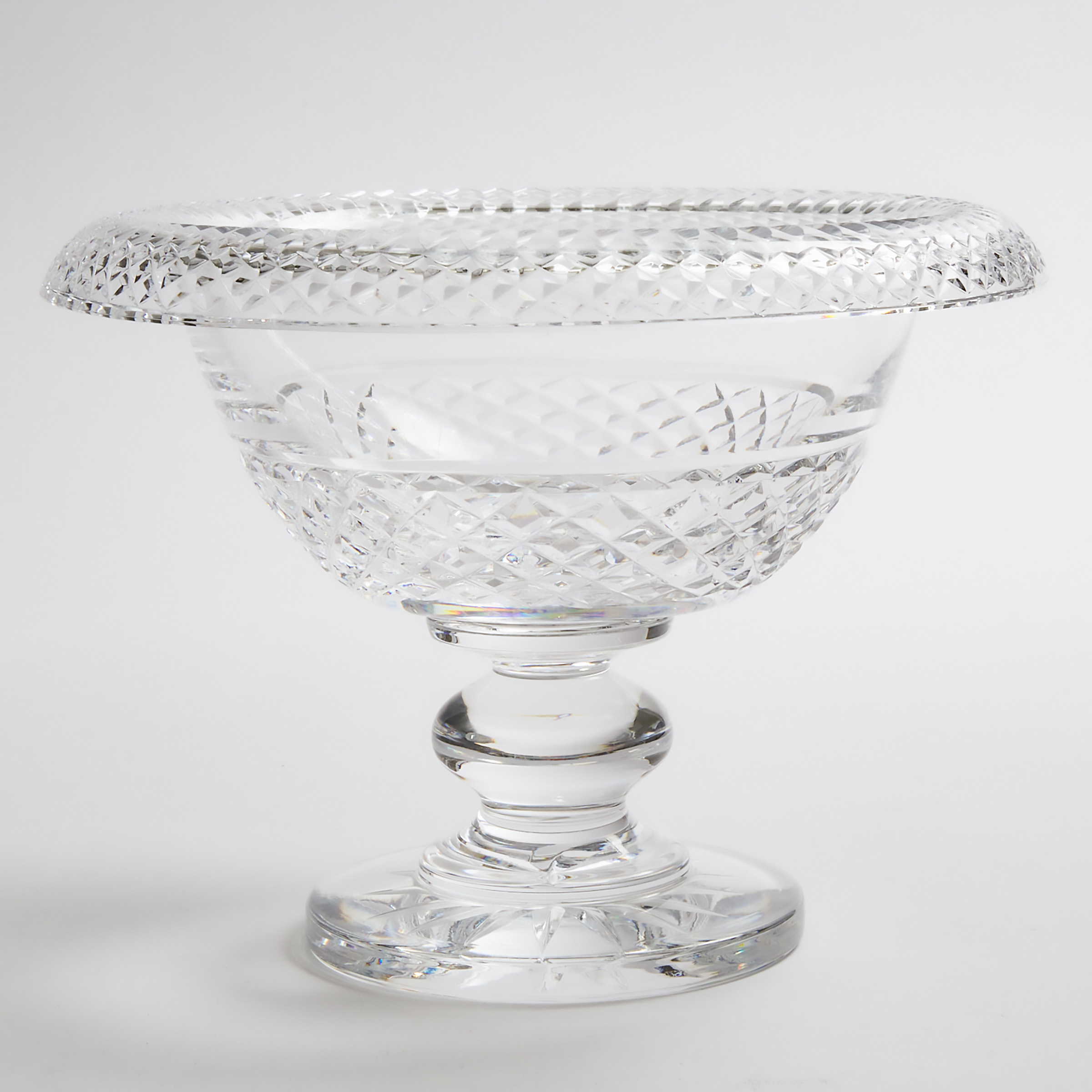 Waterford Cut Glass Pedestal-Footed