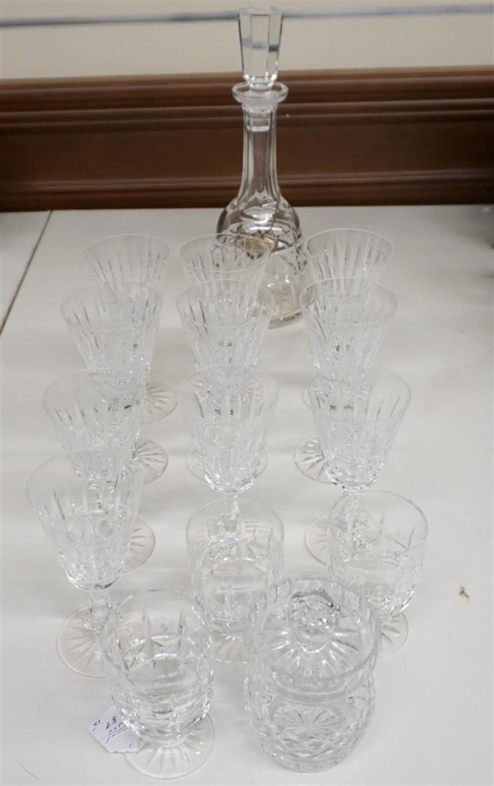 WATERFORD DECANTER, THIRTEEN STEM